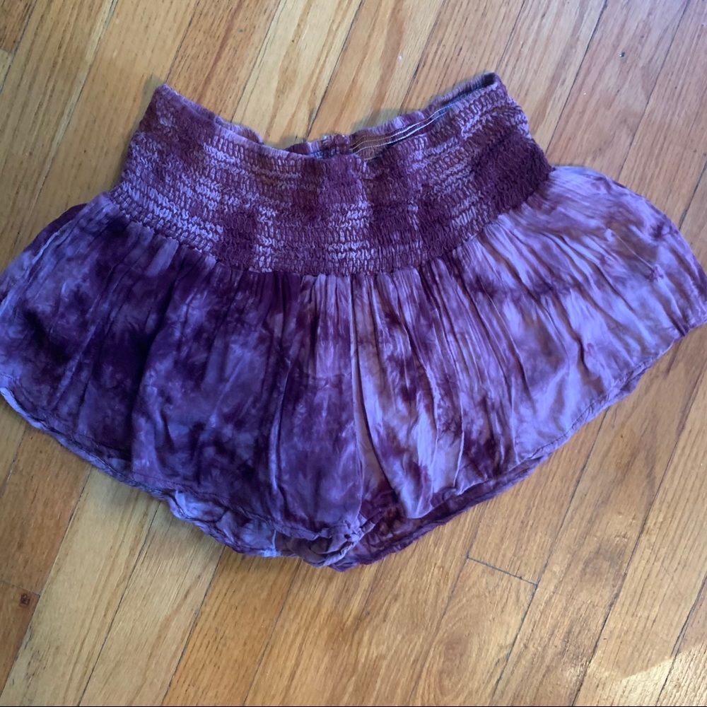 Honey Punch tie dye shorts